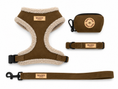 Load image into Gallery viewer, Brown Sherpa Adjustable Harness Set
