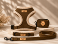 Load image into Gallery viewer, Brown Sherpa Adjustable Harness Set
