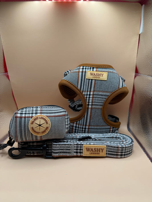 Windsor Check Adjustable Harness Set