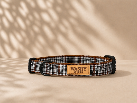 Windsor Check Dog Collar