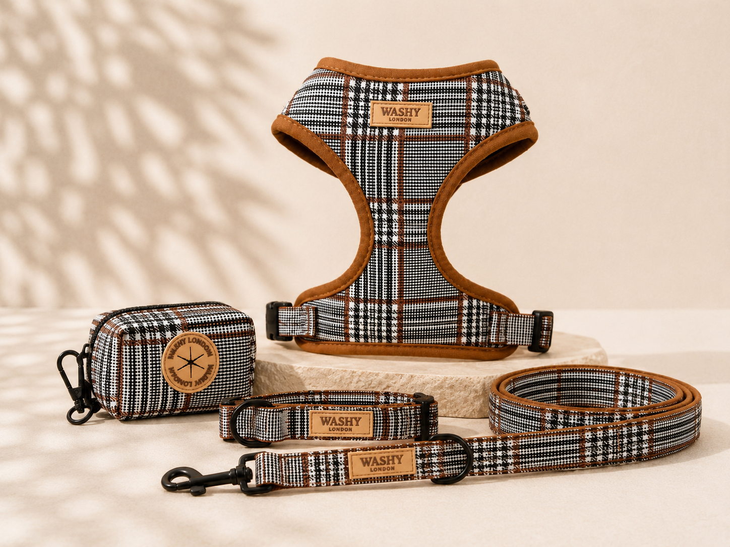 Windsor Check Adjustable Harness Set