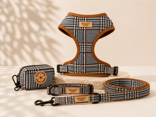 Windsor Check Adjustable Harness Set